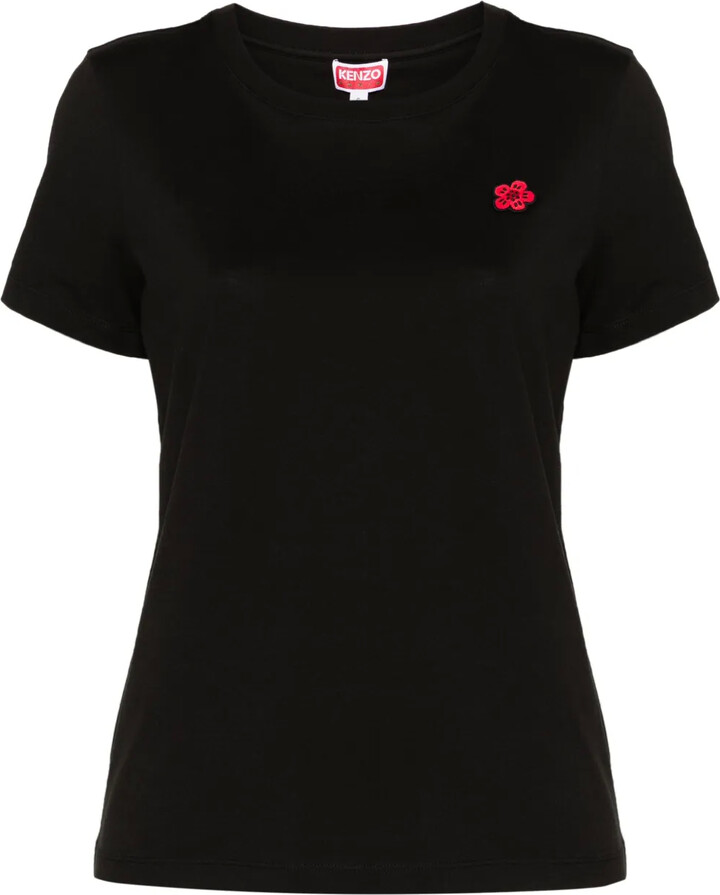 Kenzo Boke Flower-patch cotton T-shirt