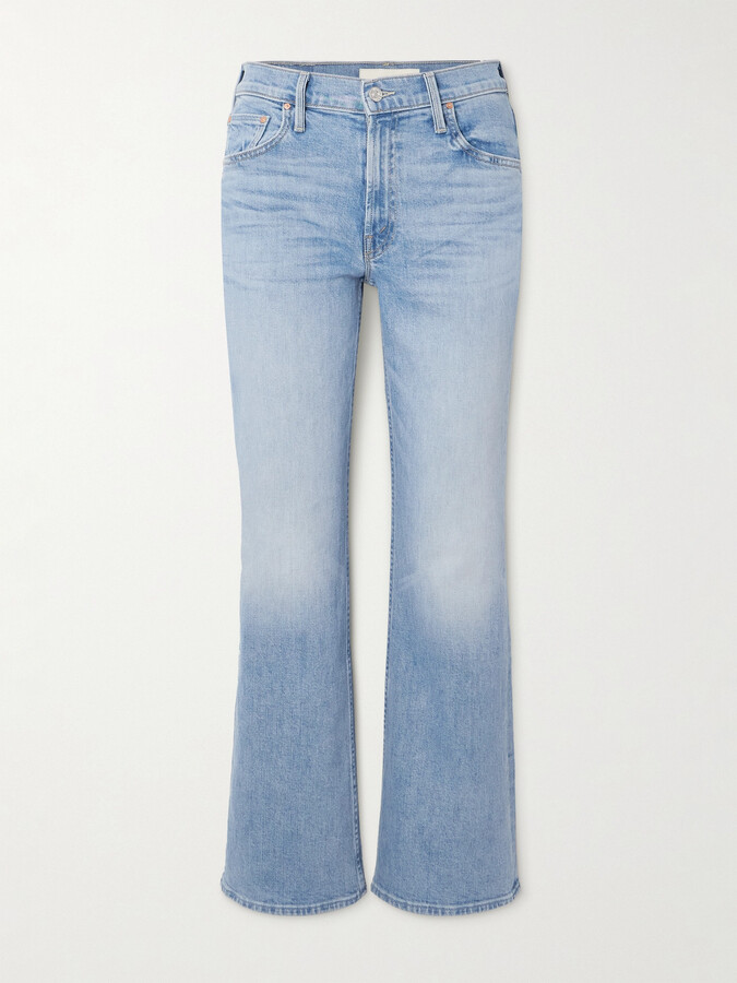 Mother - Bookie Flood High-rise Bootcut Jeans - Blue
