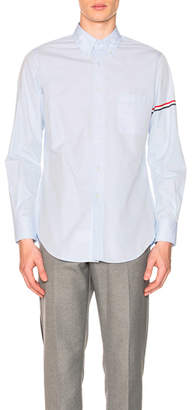 Thom Browne Classic Hairline Stripe Shirt