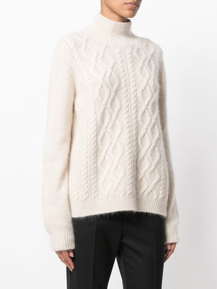 Lanvin cable-knit turtleneck sweater
