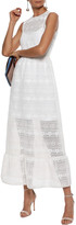 Thumbnail for your product : RED Valentino Gathered Crocheted Maxi Dress
