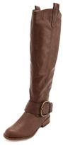 Thumbnail for your product : Charlotte Russe Large Buckle Knee-High Western Boot