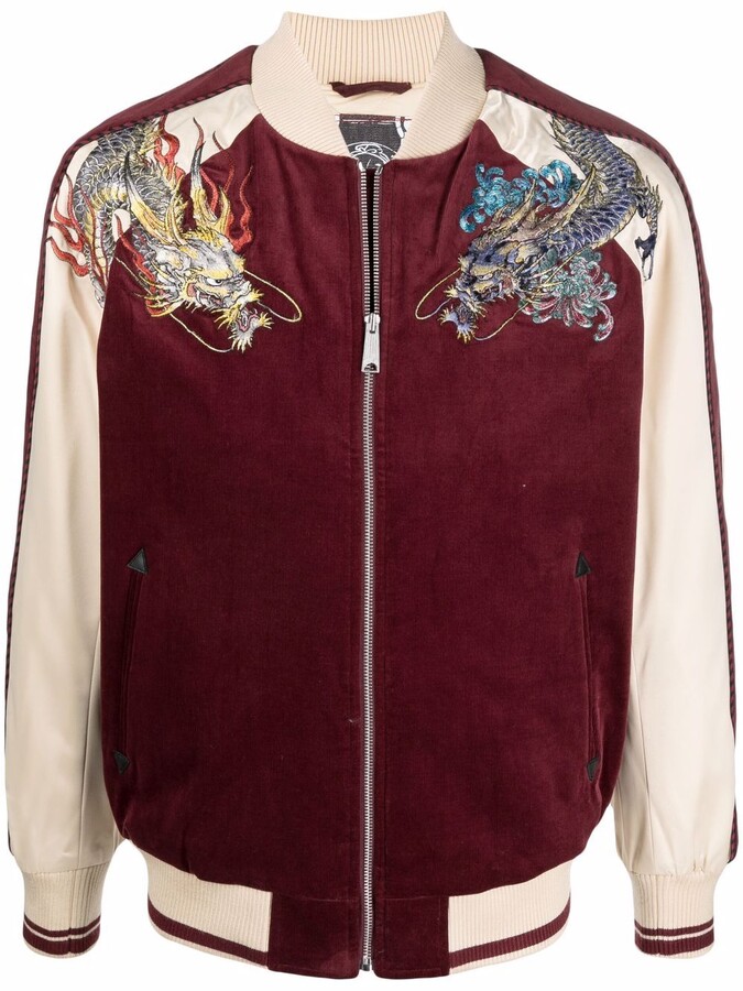 dragon embroidered jacket
