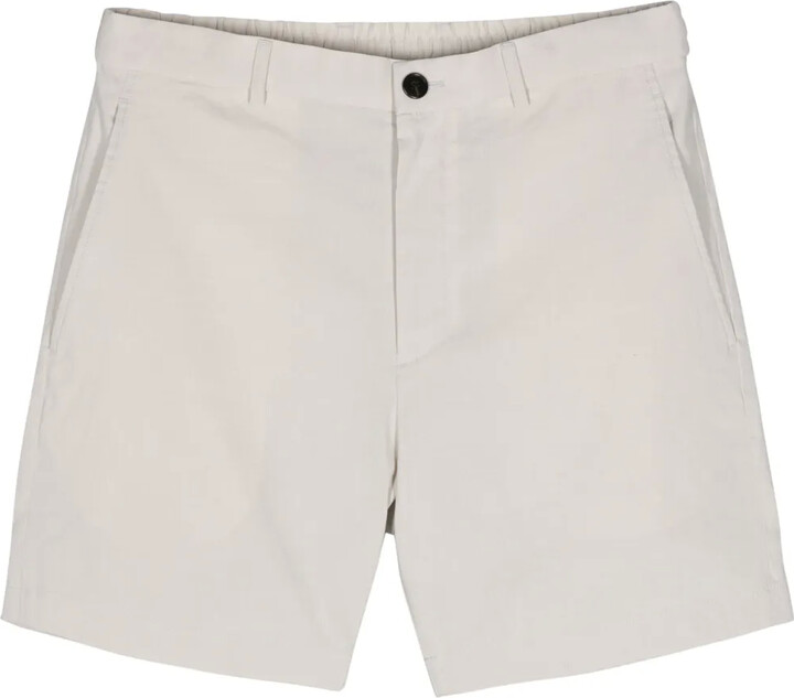 Theory Curtis mid-rise chino shorts