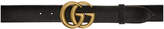 Thumbnail for your product : Gucci Black Vintage GG Marmont Belt