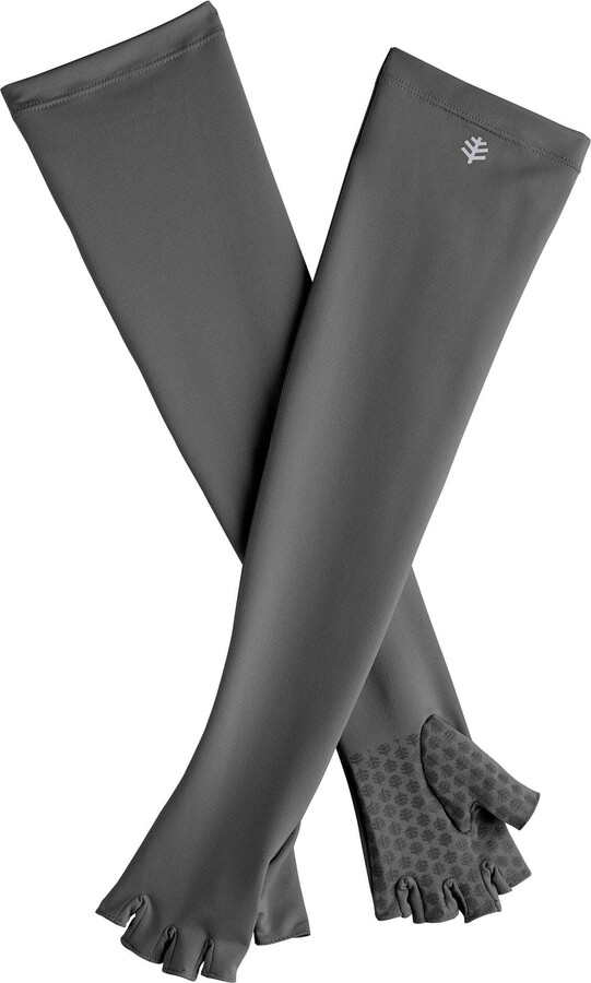 Coolibar UPF 50+ Unisex Perpetua UV Long Fingerless Sun Gloves Sun