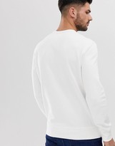 Thumbnail for your product : Levi's large rainbow batwing logo sweatshirt in marshmallow white