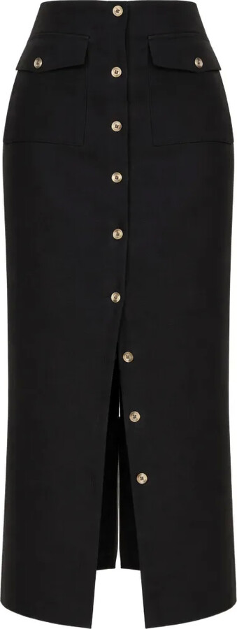 Reformation Buttoned Midi Skirt