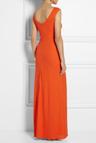 Thumbnail for your product : Issa Ruched crepe gown