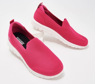 hot pink slip on shoes