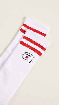 Alexander Wang Star A Logo Socks