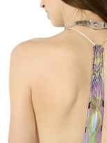 Thumbnail for your product : Emilio Pucci Metal Necklace & Silk Chiffon Dress