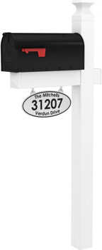 4Ever Products Post Mounted Mailbox