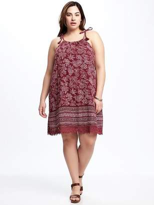 Old Navy High-Neck Plus-Size Swing Dress