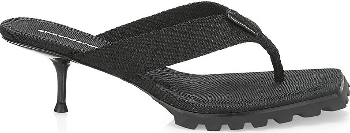 Alexander Wang Jessie Lug-Sole Thong Sandals - ShopStyle