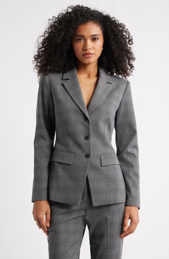 Open Edit The Icon Fitted Single Breasted Blazer