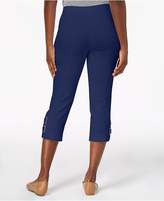 Thumbnail for your product : JM Collection Buckle-Hem Capri Pants, Created for Macy's
