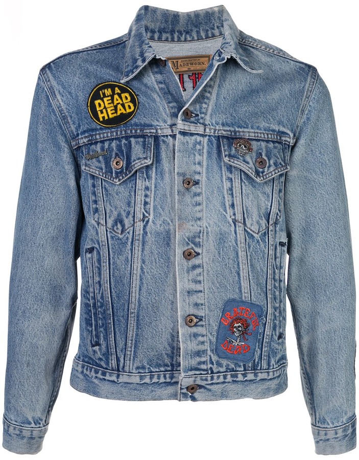 MadeWorn Grateful Dead denim jacket - ShopStyle