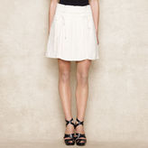 Thumbnail for your product : Ralph Lauren Blue Label Lace-Up Linen-Blend Skirt