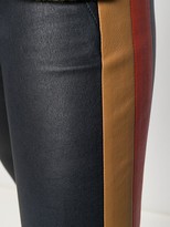 Thumbnail for your product : Drome Contrast Band Skinny Leather Trousers