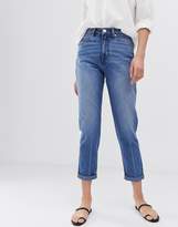 Thumbnail for your product : ASOS Design DESIGN Recycled Ritson rigid mom jeans in mid vintage wash