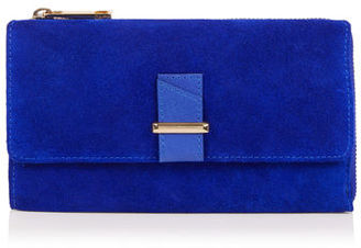 Oasis LEATHER DEX PURSE [span class="variation_color_heading"]- Mid Blue[/span]