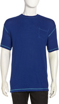 Thumbnail for your product : Nat Nast Rhodes Two-Tone Slub Knit Tee, Island Blue