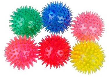 6ct Light-Up Spiky Ball - SpritzTM