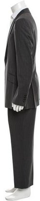 Burberry Striped Wool Two-Piece Suit