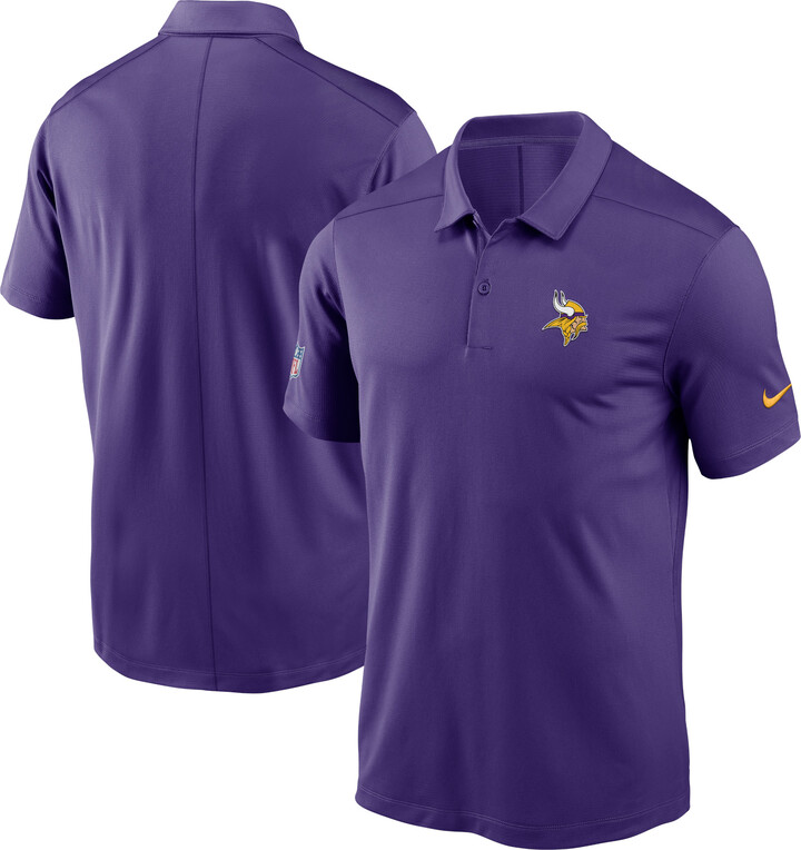 Men's Nike Purple Minnesota Vikings Sideline Victory Performance Polo