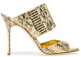 Thumbnail for your product : Manolo Blahnik 'Ripta' Snake Print Sandal (Women)