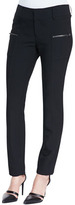 Thumbnail for your product : Helmut Lang Cropped Zip-Pocket Stovepipe Pants