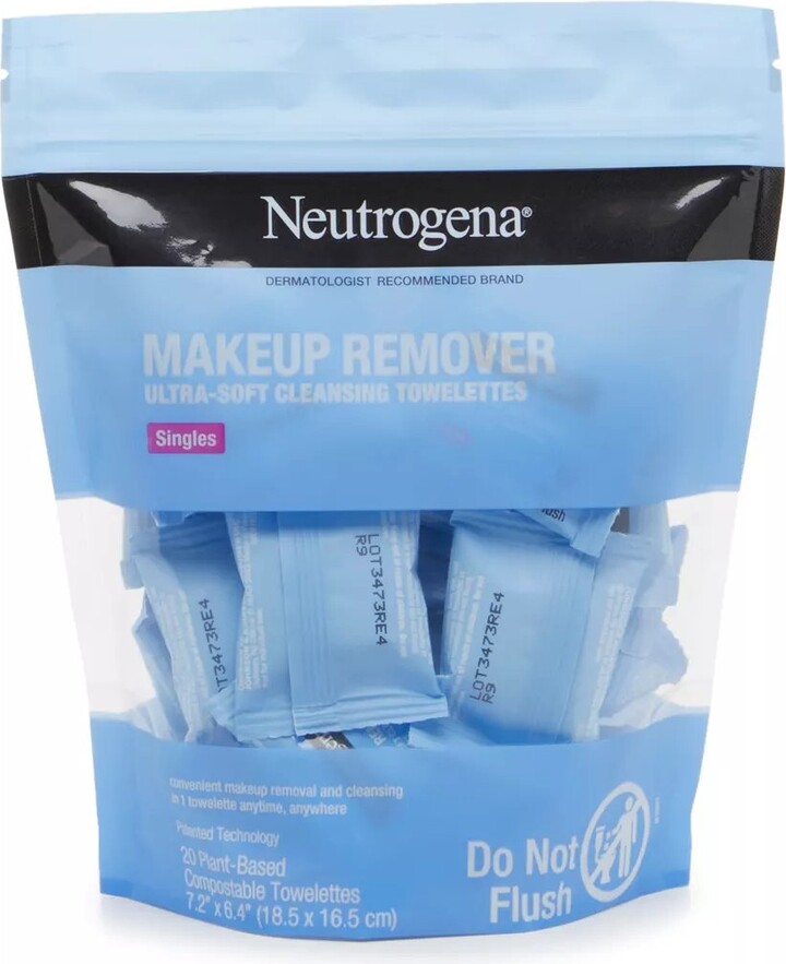 Neutrogena Makeup Remover UltraSoft Cleansing Towelettes 20 ct.