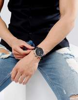 Thumbnail for your product : Emporio Armani AR1828 chronograph watch in leather
