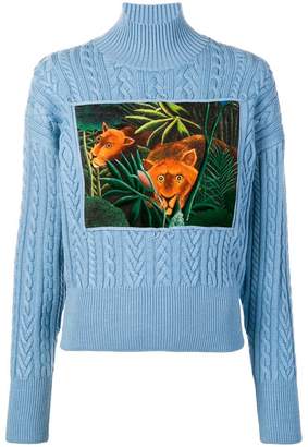 Kenzo jungle turtle neck sweater