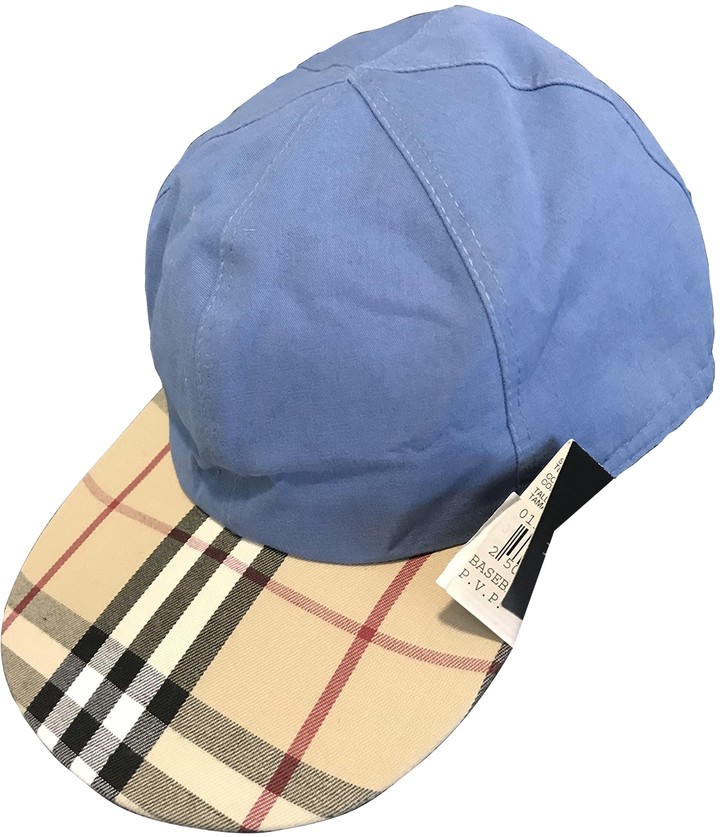 burberry cap blue