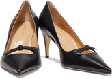 Thumbnail for your product : Sergio Rossi Isobel Cutout Knotted Leather Pumps
