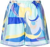 Thumbnail for your product : Emilio Pucci Quirimbas-print silk shorts