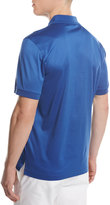 Thumbnail for your product : Brioni Cotton Zip Polo Shirt, Royal Blue