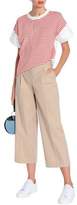 Thumbnail for your product : Moschino Boutique Pleated Cotton-Blend Culottes