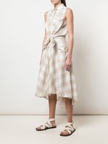 Thumbnail for your product : Sara Roka Knotted Sleeveless Midi Dress