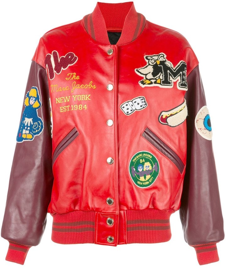 Marc Jacobs The Varsity patchwork jacket - ShopStyle