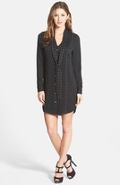 Thumbnail for your product : MICHAEL Michael Kors Studded Tie Neck Silk Shirtdress