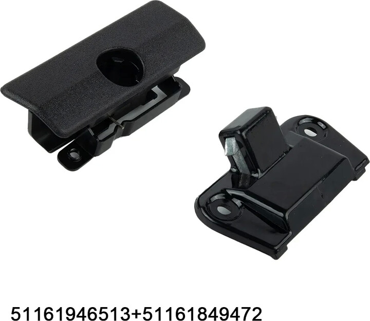 2PCS Glove Box Lock Catch OE 51161946513 51161849472 For BMW 3 E30 5 E34 7 E23 Z1 Z3 Interior Car Accessories Direct Replacement