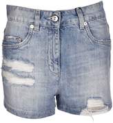 Thumbnail for your product : Moschino Distressed Denim Shorts
