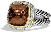 Thumbnail for your product : David Yurman Albion Ring with Champagne Citrine and Diamonds with Gold