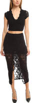 Thumbnail for your product : Nightcap Clothing Victorian Lace Midi Skirt