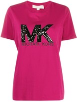 michael kors t shirt womens pink