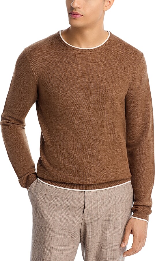 Jack Victor Belvedere Tipped Crewneck Sweater