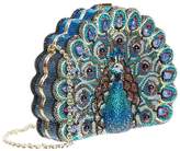 Thumbnail for your product : Judith Leiber Crystal Peacock Minaudière Clutch